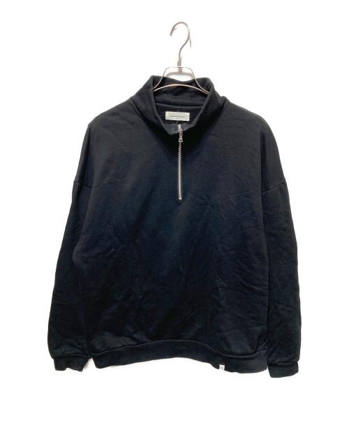 MAGIC STICK（マジックスティック）MAGIC STICK (マジックスティック) THE CORE Ideal Half Zip Sweat Shirt ブラック サイズ:XLの古着・服飾アイテム