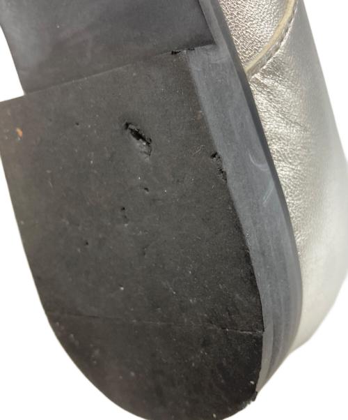 JIL SANDER NAVY（ジルサンダー ネイビー）JIL SANDER NAVY (ジルサンダー ネイビー) メタリックシューズ グレー サイズ:37の古着・服飾アイテム