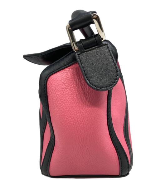 LOEWE（ロエベ）LOEWE (ロエベ) 2WAYショルダーバッグ ピンク×ブラック Fuchsiaの古着・服飾アイテム