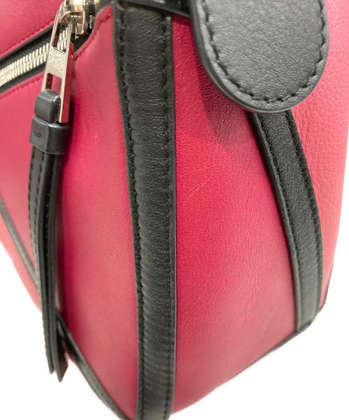 LOEWE（ロエベ）LOEWE (ロエベ) 2WAYショルダーバッグ ピンク×ブラック Fuchsiaの古着・服飾アイテム