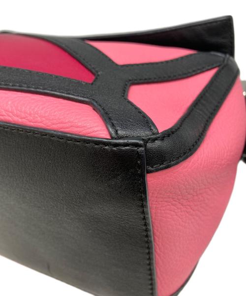 LOEWE（ロエベ）LOEWE (ロエベ) 2WAYショルダーバッグ ピンク×ブラック Fuchsiaの古着・服飾アイテム