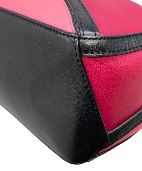 LOEWE（ロエベ）LOEWE (ロエベ) 2WAYショルダーバッグ ピンク×ブラック Fuchsiaの古着・服飾アイテム