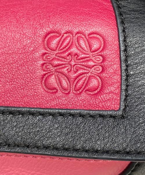 LOEWE（ロエベ）LOEWE (ロエベ) 2WAYショルダーバッグ ピンク×ブラック Fuchsiaの古着・服飾アイテム
