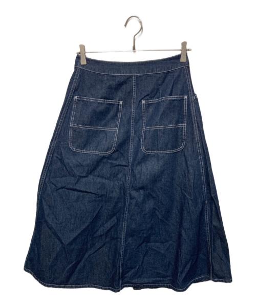 BEAMS BOY（ビームスボーイ）BEAMS BOY (ビームスボーイ) ラップ プリーツ スカート インディゴ サイズ:1の古着・服飾アイテム