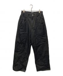 more2come（モアトゥーカム）の古着「Double Pocket Ligit Jean」｜ブラック