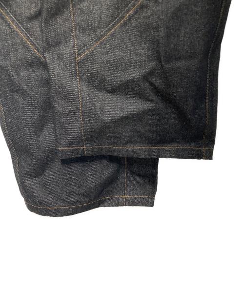 more2come（モアトゥーカム）more2come (モアトゥーカム) Double Pocket Ligit Jean ブラック サイズ:Mの古着・服飾アイテム