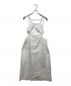 UNITED TOKYOユナイテッドトーキョー）の古着「ギャザーホールサッカーワンピース」｜ホワイト