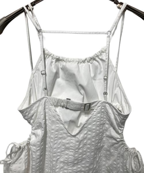 UNITED TOKYO（ユナイテッドトーキョー）UNITED TOKYO (ユナイテッドトーキョー) ギャザーホールサッカーワンピース ホワイト サイズ:freeの古着・服飾アイテム