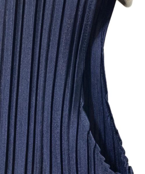 PLEATS PLEASE（プリーツプリーズ）PLEATS PLEASE (プリーツプリーズ) プリーツチュニック ネイビー サイズ:2の古着・服飾アイテム