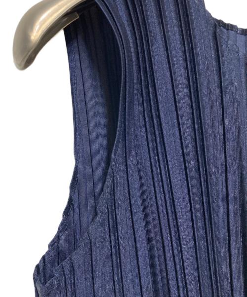 PLEATS PLEASE（プリーツプリーズ）PLEATS PLEASE (プリーツプリーズ) プリーツチュニック ネイビー サイズ:2の古着・服飾アイテム