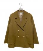 Demi-Luxe Beamsデミルクス ビームス）の古着「ツイル ダブルブレスト ジャケット」｜カーキ