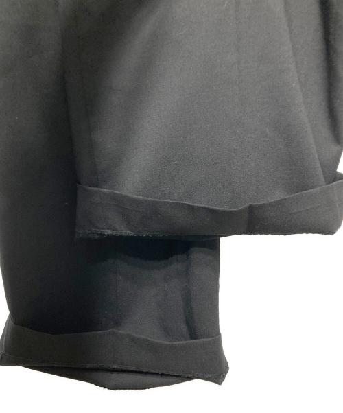 FRAMeWORK（フレームワーク）FRAMeWORK (フレームワーク) ウォッシャブルトロタックワイドパンツ2 ブラック サイズ:40の古着・服飾アイテム