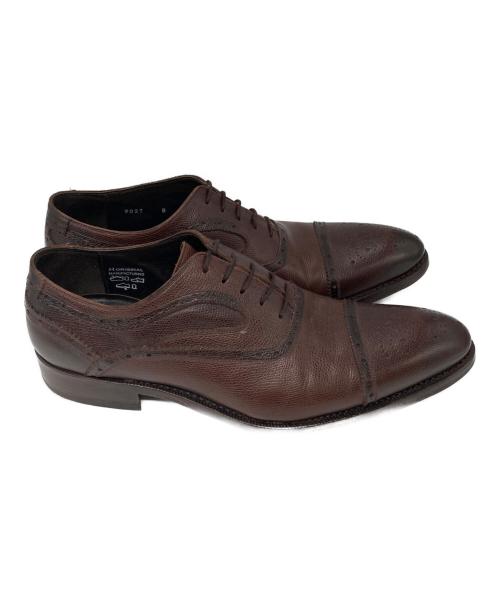 harriss（ハリス）harriss (ハリス) メダリオンシューズ ブラウン サイズ:8の古着・服飾アイテム