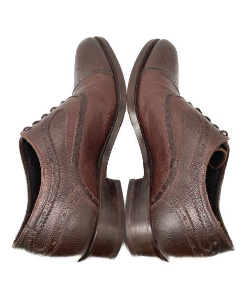 harriss（ハリス）harriss (ハリス) メダリオンシューズ ブラウン サイズ:8の古着・服飾アイテム