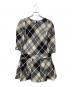 BURBERRY BLUE LABEL（バーバリー ブルー レーベル）の古着「ウールワンピース」｜ブラック×ベージュ