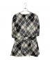 BURBERRY BLUE LABEL (バーバリー ブルー レーベル) ウールワンピース ブラック×ベージュ サイズ:38：7000円