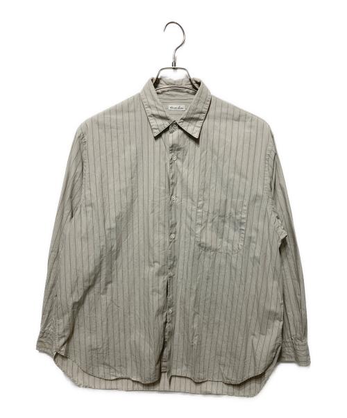 STEVEN ALAN（スティーブンアラン）STEVEN ALAN (スティーブンアラン) ストライプシャツ ベージュ サイズ:Ｓの古着・服飾アイテム