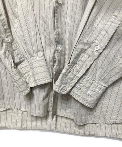 STEVEN ALAN（スティーブンアラン）STEVEN ALAN (スティーブンアラン) ストライプシャツ ベージュ サイズ:Ｓの古着・服飾アイテム