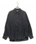 STEVEN ALAN（スティーブンアラン）の古着「シャドーチェックシャツ」｜グレー×ブラック