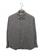 STEVEN ALANスティーブンアラン）の古着「チェックシャツ」｜グレー