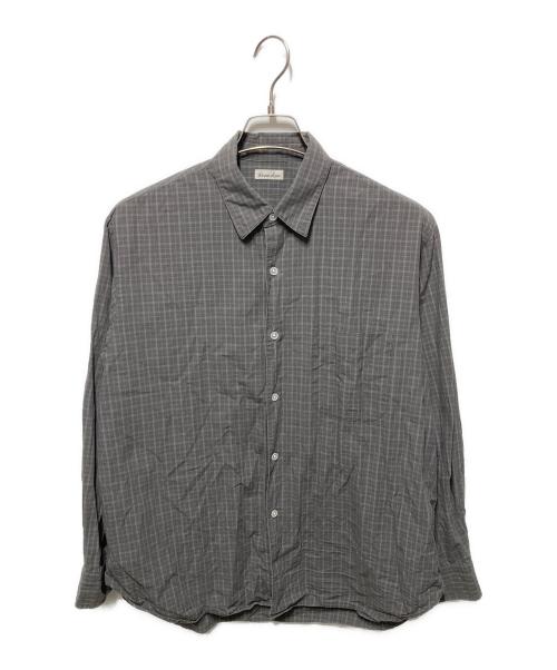 STEVEN ALAN（スティーブンアラン）STEVEN ALAN (スティーブンアラン) チェックシャツ グレー サイズ:Sの古着・服飾アイテム