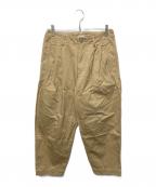 Traditional Weatherwearトラディショナルウェザーウェア）の古着「UNIONSLACK 301/タックパンツ」｜ベージュ