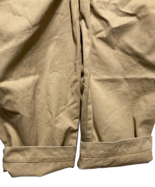 Traditional Weatherwear（トラディショナルウェザーウェア）Traditional Weatherwear (トラディショナルウェザーウェア) UNIONSLACK 301/タックパンツ ベージュ サイズ:XSの古着・服飾アイテム