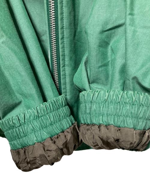 AURALEE（オーラリー）AURALEE (オーラリー) FINX TUSSAH CHAMBRAY ZIP BLOUSON グリーン サイズ:4の古着・服飾アイテム
