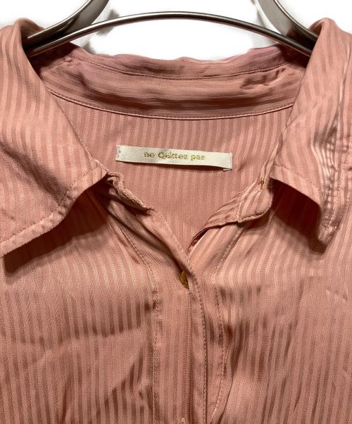 ne quittez pas（ヌキテパ）ne quittez pas (ヌキテパ) ティアードシャツワンピース ピンク サイズ:Mの古着・服飾アイテム