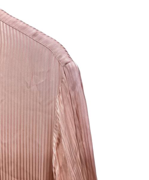 ne quittez pas（ヌキテパ）ne quittez pas (ヌキテパ) ティアードシャツワンピース ピンク サイズ:Mの古着・服飾アイテム