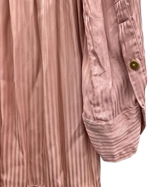 ne quittez pas（ヌキテパ）ne quittez pas (ヌキテパ) ティアードシャツワンピース ピンク サイズ:Mの古着・服飾アイテム