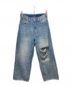 ATTISESSIONアティセッション）の古着「デニムパンツ」｜インディゴ