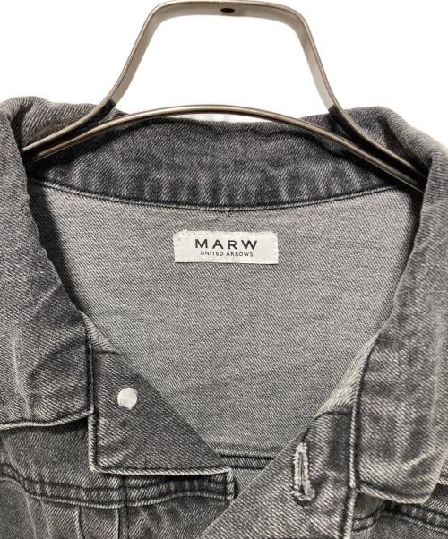MARW UNITED ARROWS（マルゥ ユナイテッドアローズ）MARW UNITED ARROWS (マルゥ ユナイテッドアローズ) デニム ブルゾン ブラック サイズ:38の古着・服飾アイテム