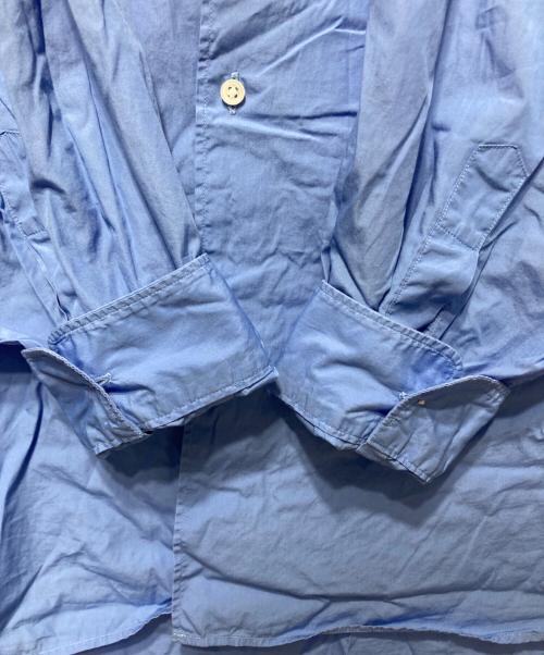 Graphpaper（グラフペーパー）Graphpaper (グラフペーパー) Broad L/S Oversized Regular Collar Shirt ブルー サイズ:freeの古着・服飾アイテム