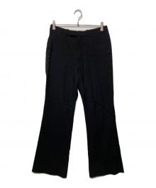 LAD MUSICIAN（ラッドミュージシャン）の古着「Slim Flare Slacks」｜ブラック