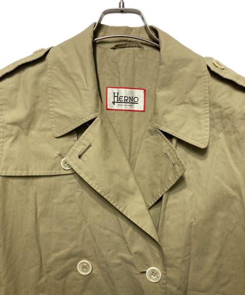 HERNO（ヘルノ）HERNO (ヘルノ) ヴィンテージトレンチコート ベージュ サイズ:-の古着・服飾アイテム