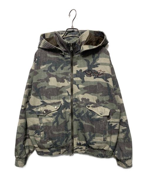SUPPLIER（サプライヤー）SUPPLIER (サプライヤー) Camouflage Hooded Blouson カーキ サイズ:Mの古着・服飾アイテム