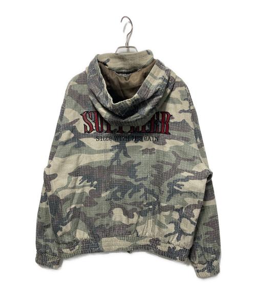 SUPPLIER（サプライヤー）SUPPLIER (サプライヤー) Camouflage Hooded Blouson カーキ サイズ:Mの古着・服飾アイテム