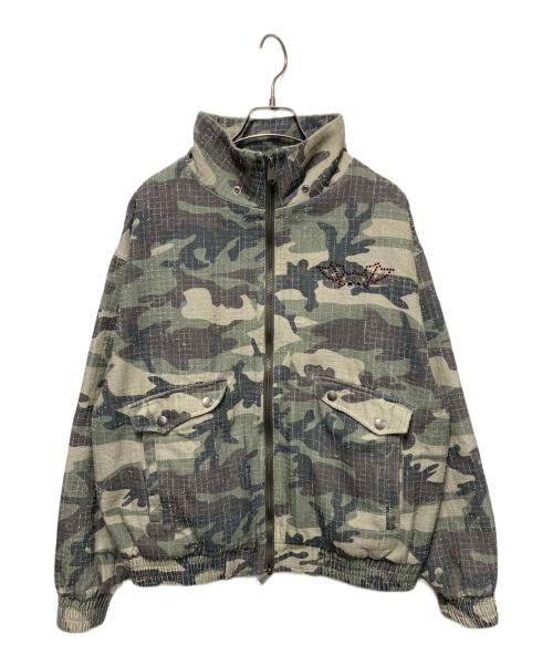 SUPPLIER（サプライヤー）SUPPLIER (サプライヤー) Camouflage Hooded Blouson カーキ サイズ:Mの古着・服飾アイテム