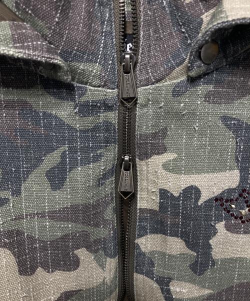 SUPPLIER（サプライヤー）SUPPLIER (サプライヤー) Camouflage Hooded Blouson カーキ サイズ:Mの古着・服飾アイテム