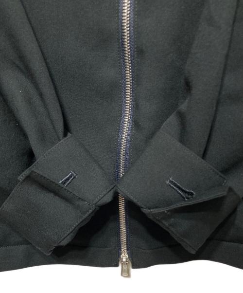 TOMORROW LAND（トゥモローランド）TOMORROW LAND (トゥモローランド) レーヨンポリエステル ショートブルゾン ネイビー サイズ:Sの古着・服飾アイテム