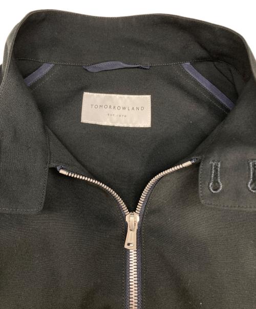 TOMORROW LAND（トゥモローランド）TOMORROW LAND (トゥモローランド) レーヨンポリエステル ショートブルゾン ネイビー サイズ:Sの古着・服飾アイテム