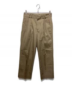 中古・古着通販】theory (セオリー) ラムレザー パンツ ブラウン