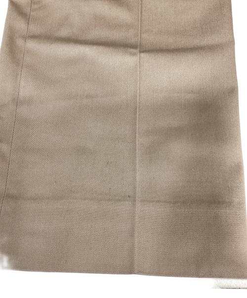 TOMORROW LAND（トゥモローランド）TOMORROW LAND (トゥモローランド) ポリエステルコットン プリーツパンツ ベージュ サイズ:XSの古着・服飾アイテム
