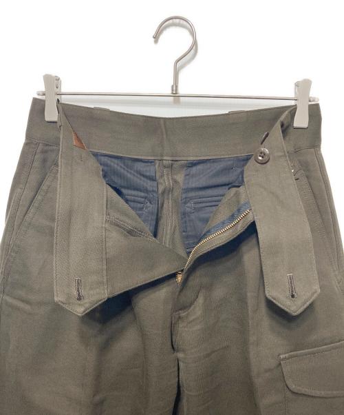 TOMORROW LAND（トゥモローランド）TOMORROW LAND (トゥモローランド) ウールコットンキャバリーツイルミリタリーカーゴパンツ カーキ サイズ:44の古着・服飾アイテム