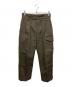 TOMORROW LAND（トゥモローランド）の古着「ウールコットンキャバリーツイルミリタリーカーゴパンツ」｜カーキ