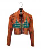 Jean Paul GAULTIERジャンポールゴルチェ）の古着「水玉トラックジャケット」｜オレンジ