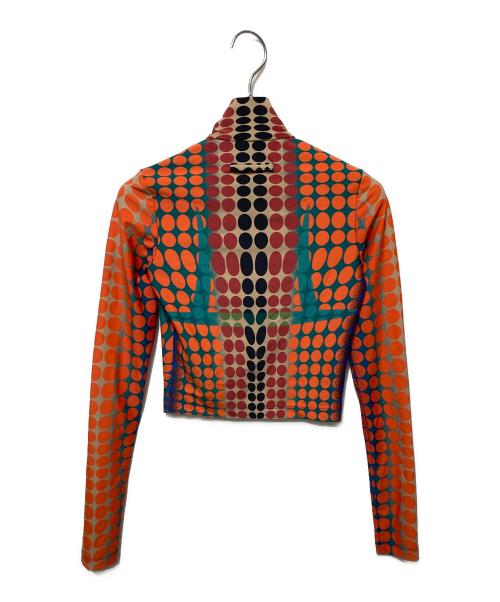 Jean Paul GAULTIER（ジャンポールゴルチェ）Jean Paul GAULTIER (ジャンポールゴルチェ) 水玉トラックジャケット オレンジ サイズ:XXSの古着・服飾アイテム