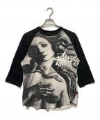 stussyステューシー）の古着「ヴィーナスラグランカットソー」｜ブラック