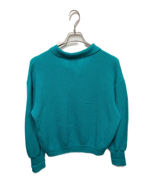 CHEMISE LACOSTE（シュミーズ ラコステ）CHEMISE LACOSTE (シュミーズ ラコステ) 70'Sニットポロシャツ グリーン サイズ:44の古着・服飾アイテム